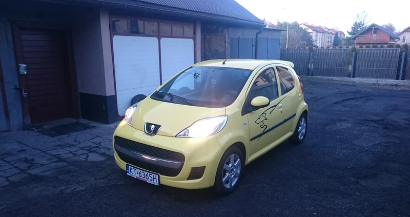 Peugeot 107 cena 11850 przebieg: 183000, rok produkcji 2009 z Tarnów małe 742